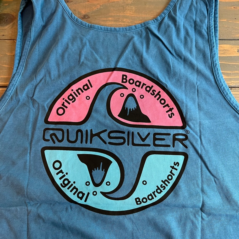 NWT Quiksilver Blue Tank Top sz XXL 2XL